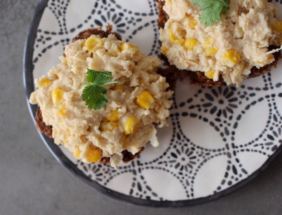 Butterbean and sweetcorn spread